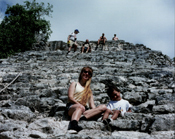Copa ruins, Mexico, with David