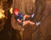 Lori at Moaning Caverns, California